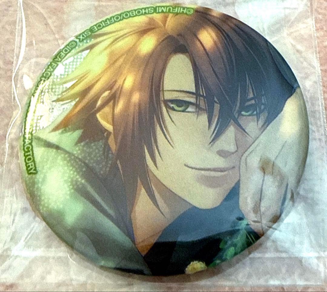 薄桜鬼　沖田　キラ缶バッジ　1点未使用