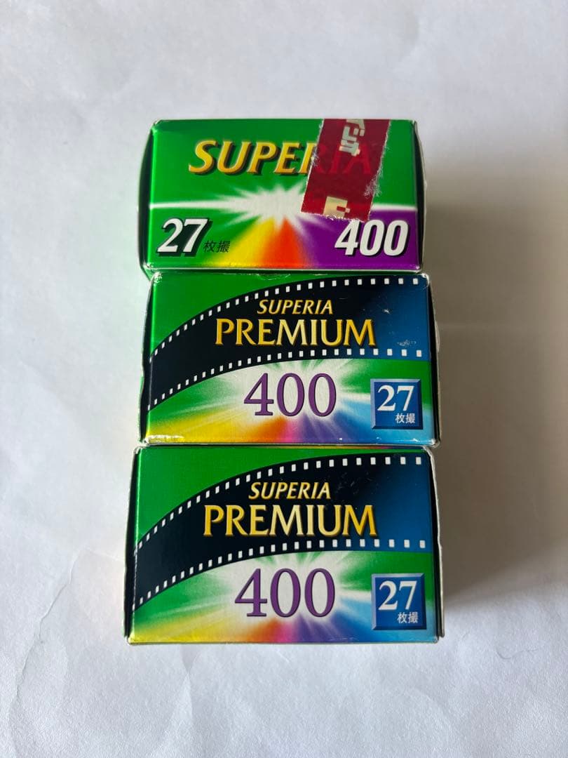 【新品未使用】富士フィルム スーパープレミアム400 27枚フィルム３個富士フイルム;未使用