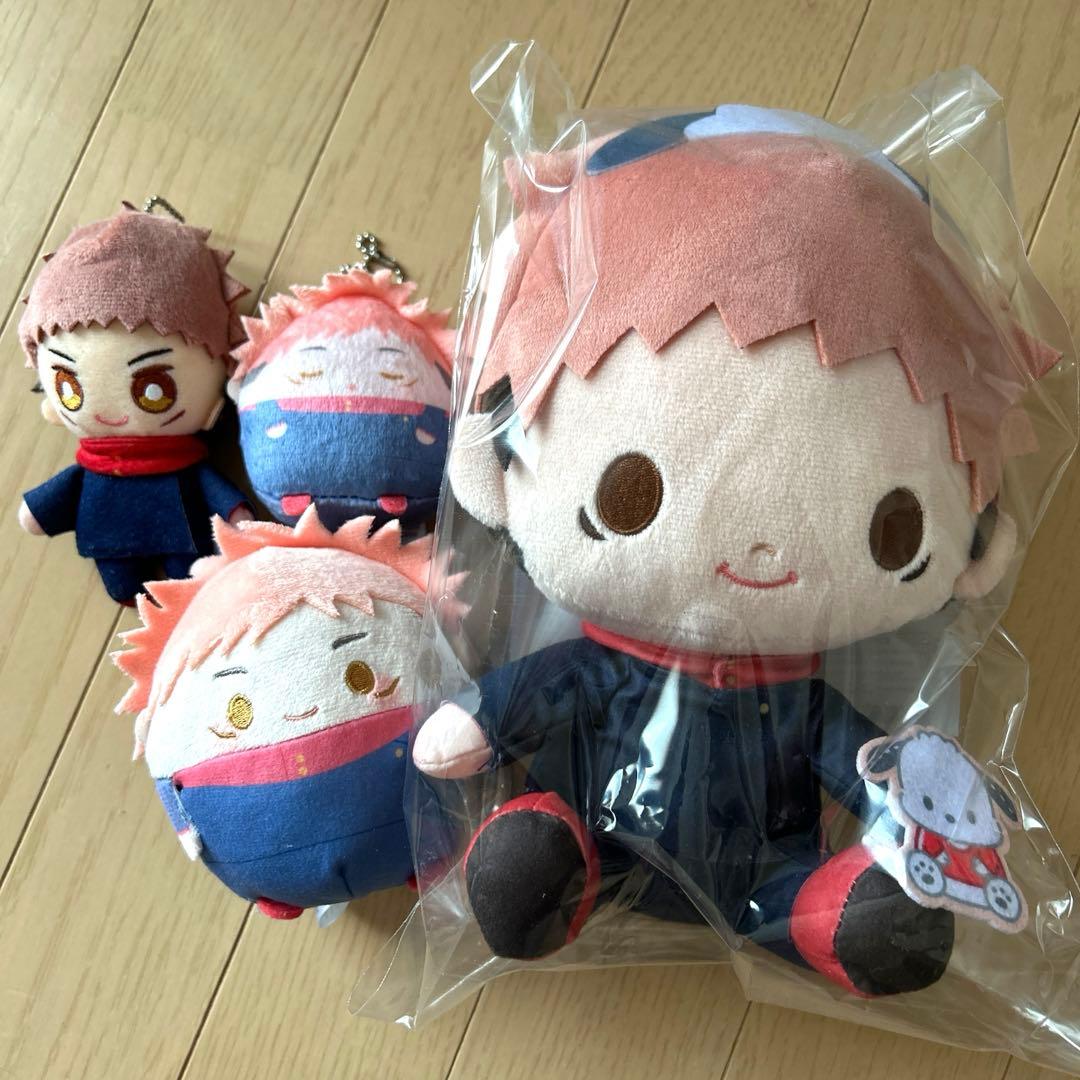 セガ ラッキーくじ ぬいくじほか 呪術廻戦 虎杖悠仁 ぬいぐるみセット