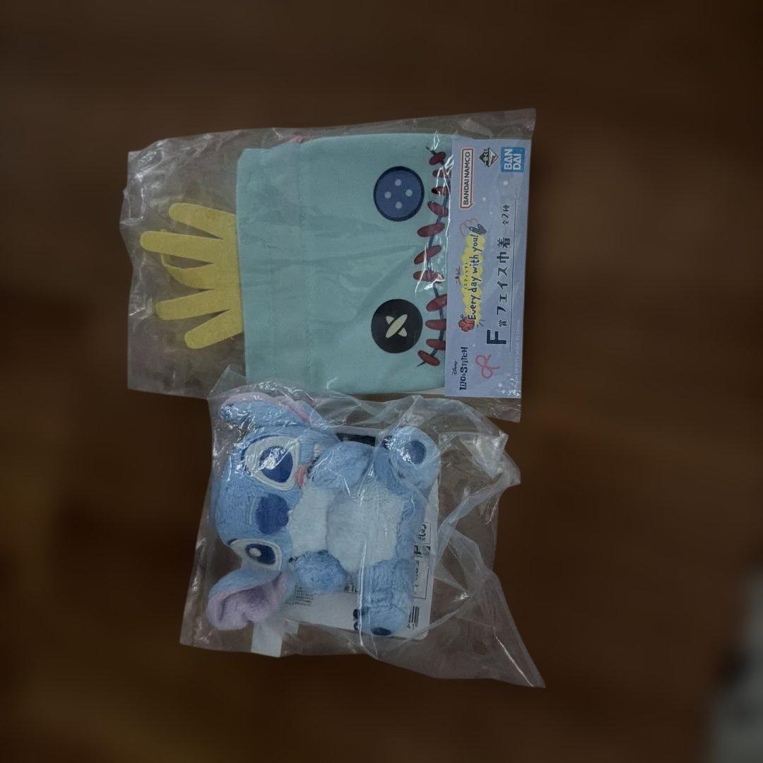 リロ＆スティッチ ぬいぐるみ 巾着 2点セット