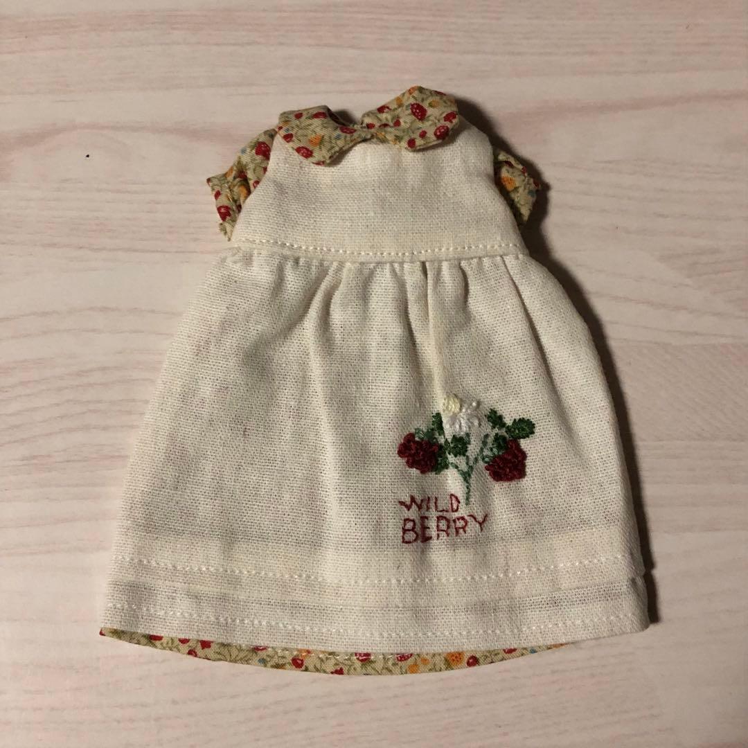 リカちゃん　ワンピースエプロンセット　人気作家様　ブライス 未使用　22cm