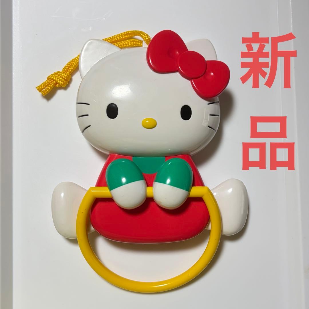激レア昭和レトロ ハローキティ タオルハンガー サンリオ 当時物 アンティーク