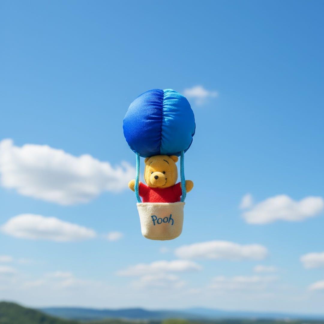 超超希少　レア　レトロ　ぷーさん　ぬいぐるみキーチェーン