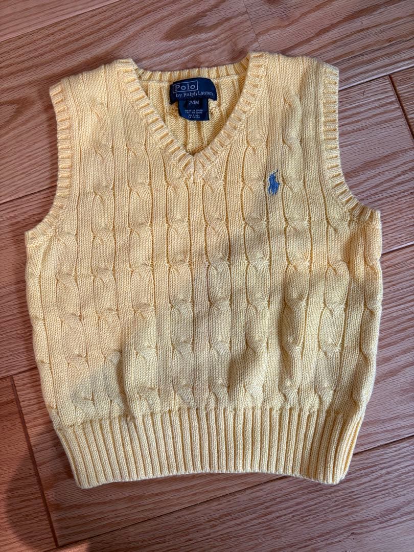 Polo by Ralph Lauren ベビーベスト 24M イエロー