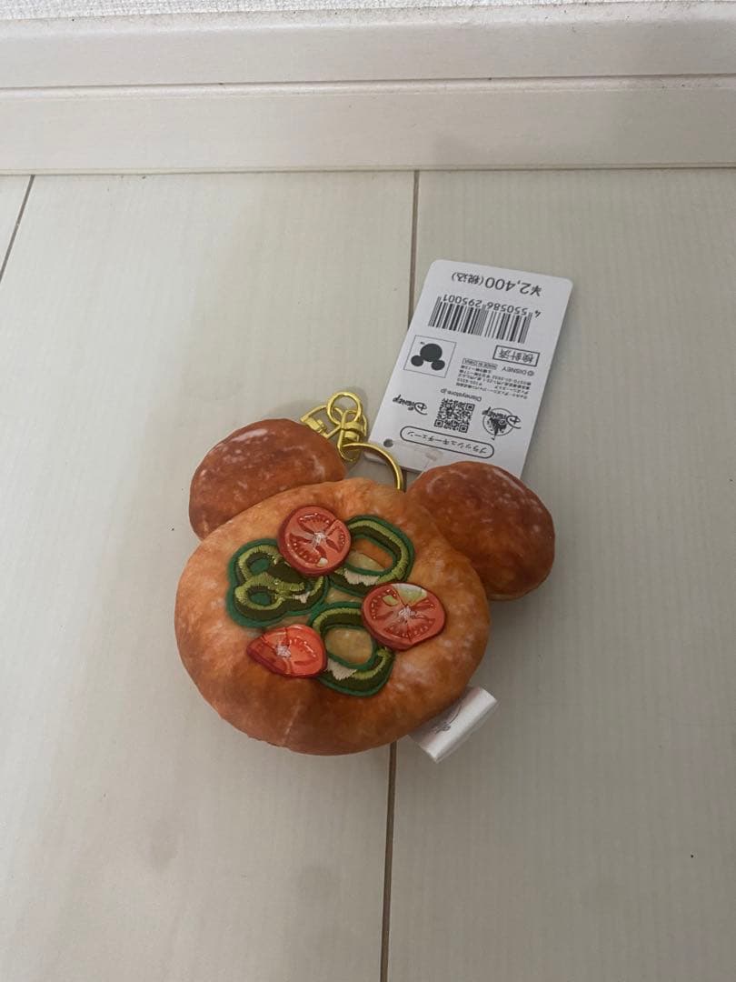 ディズニー ミッキー ピザ キーチェーン