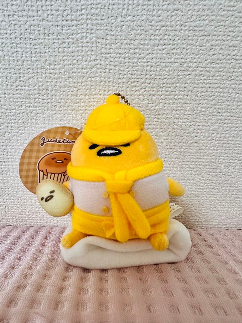 ぐでたま 10周年記念 パン屋さん むにゅぐるみ ボールチェーンマスコット接近未使用