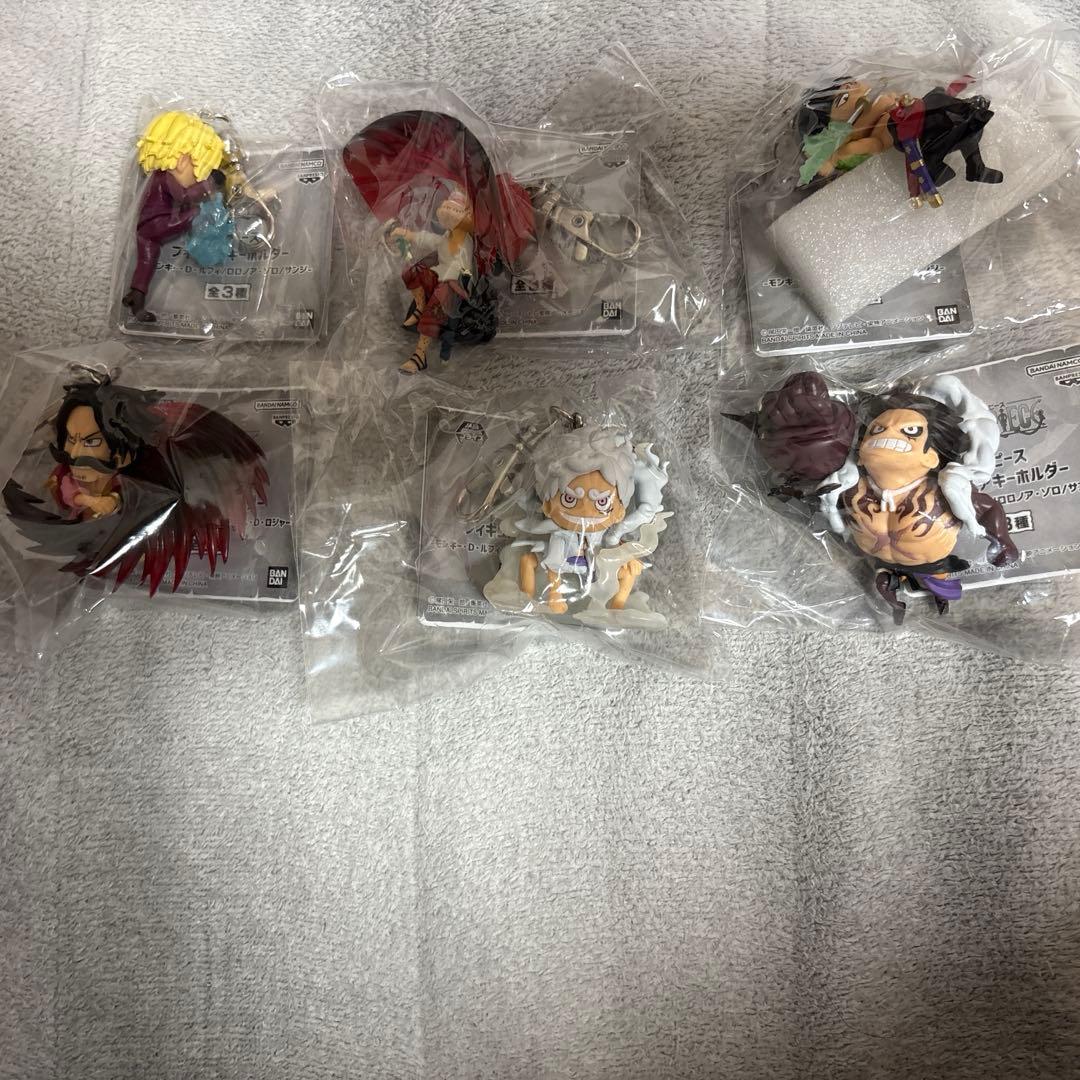 ワンピース フィギュアキーホルダー 6種 コンプリートセット未使用