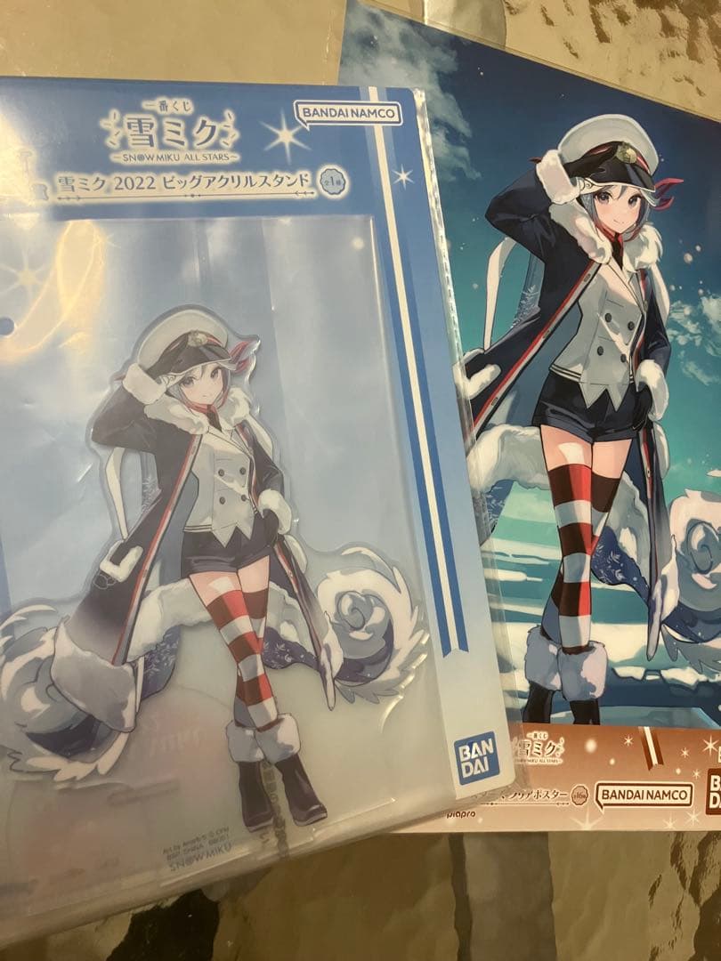 雪ミク　一番くじ　ビッグアクリルスタンド　N賞　2022 S賞