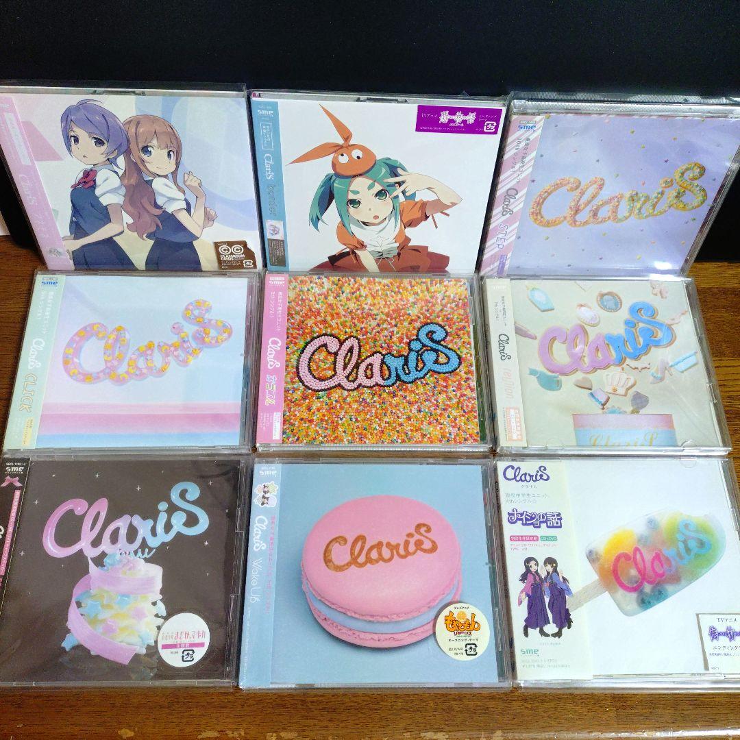 ClariS CD 9枚セット アニメ主題歌 まどマギ 俺妹 ニセコイ 物語没有明显的损伤或污渍