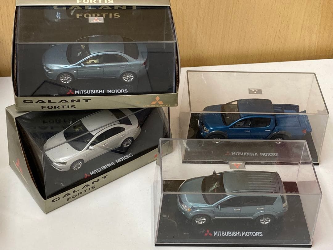 カーフィギュア　三菱　4体まとめ三菱;有些许损伤或污渍