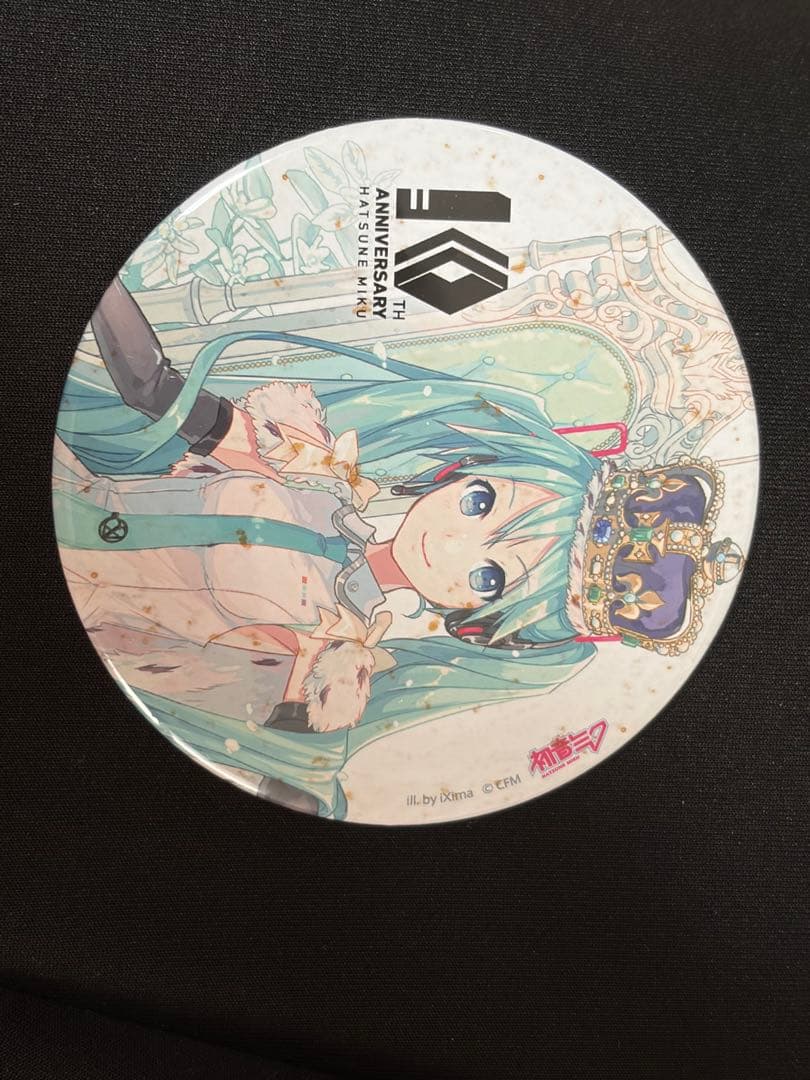 初音ミク 10th ANNIVERSARY 缶バッジ 10周年 王冠