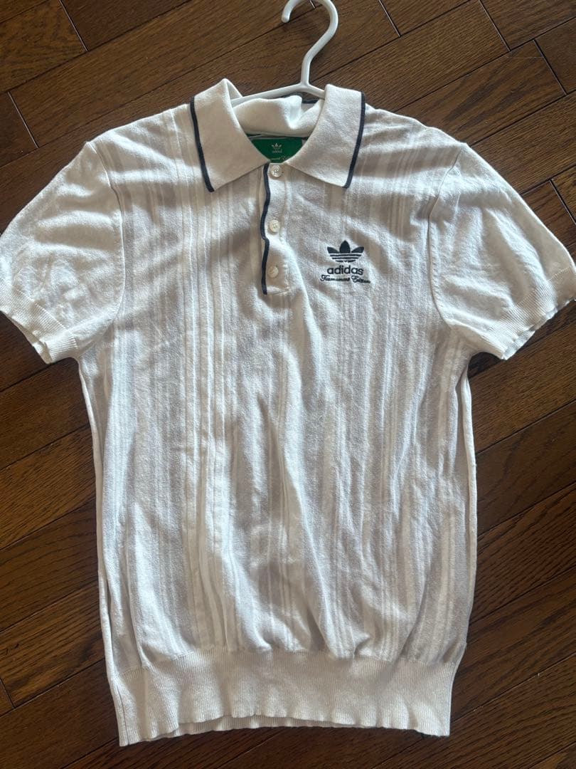 アディダス　トーナメントエディション コットンカシミヤ　ポロシャツ Madidas originals;没有明显的损伤或污渍