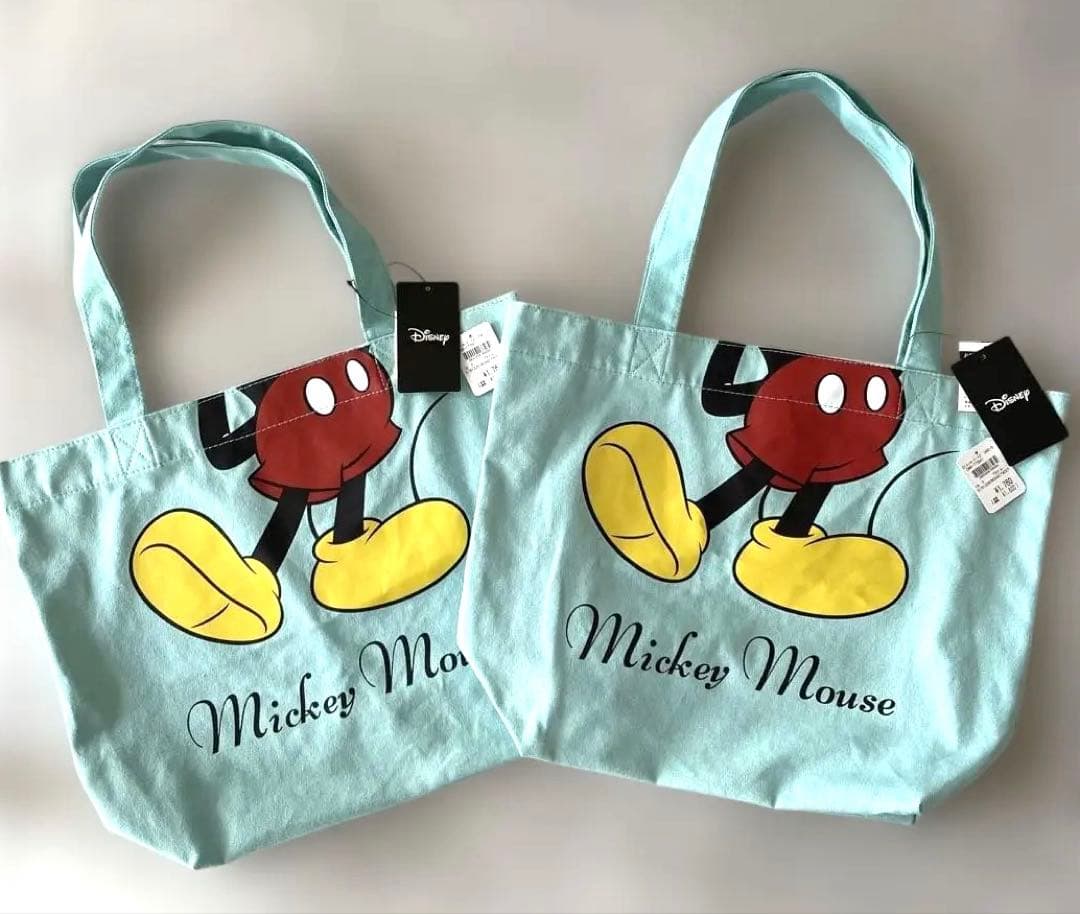 Disney ミッキーマウス トートバッグ 2個セット