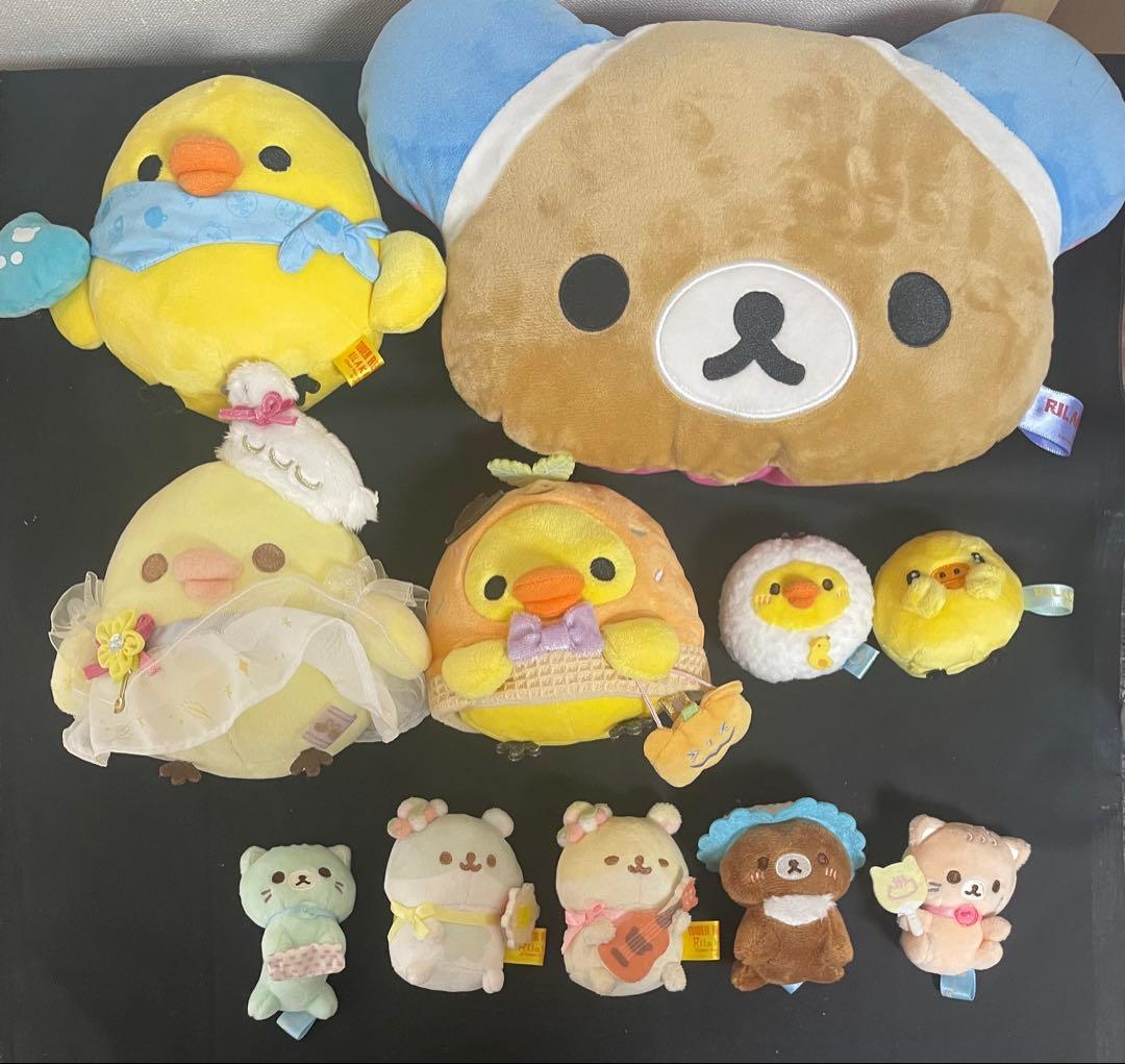 リラックマ　きいろいとり　ぬいぐるみ