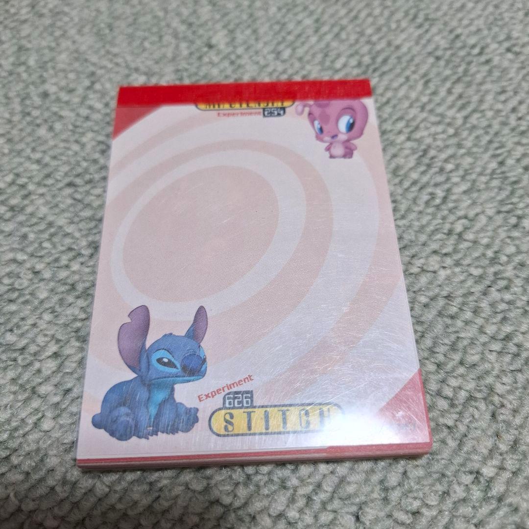 スティッチ メモ帳 Disney
