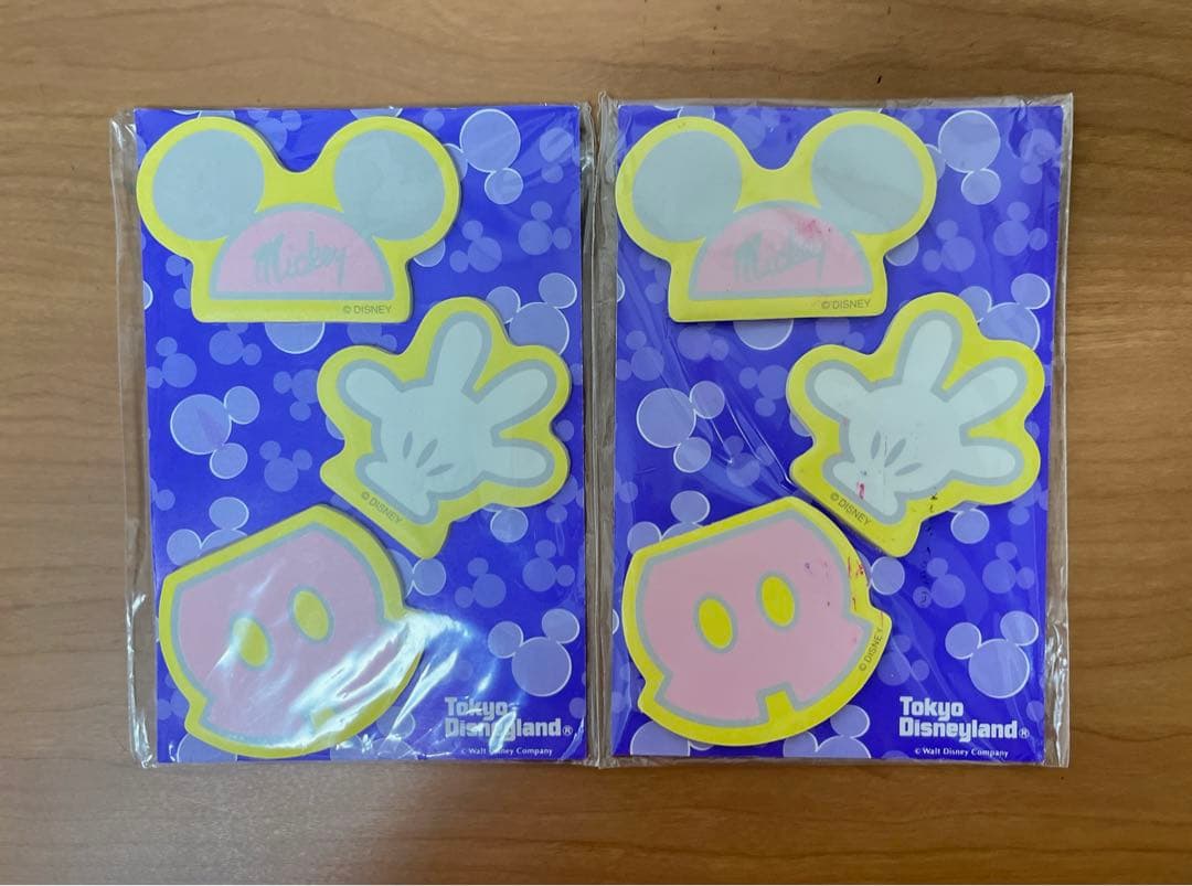 ミッキーマウス ディズニー ポストイット のりつきメモ 2個セット