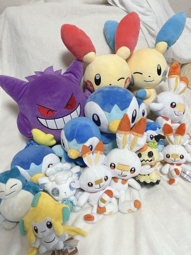 ポケモン ぬいぐるみ まとめ売り ポッチャマ ヒバニー没有明显的损伤或污渍