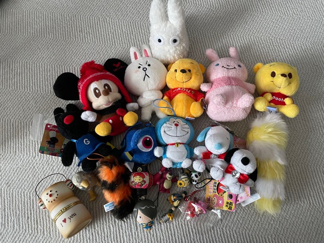 【新品】キャラクターぬいぐるみ・キーホルダーセット未使用