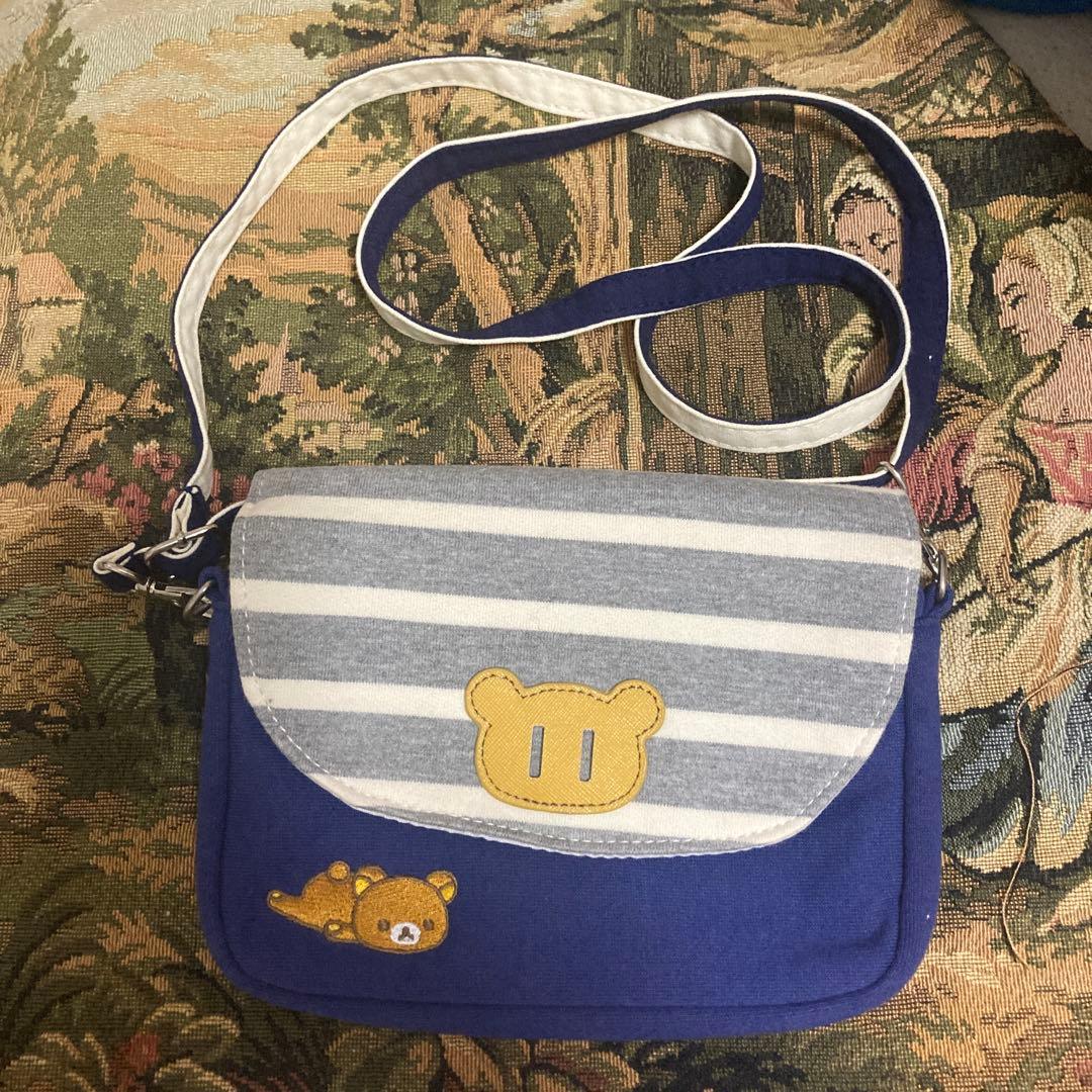 リラックマ ミニショルダーバッグ ネイビ