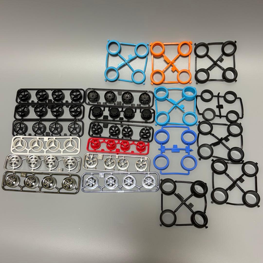 TAMIYA ミニ四駆用 ホイール・タイヤセット