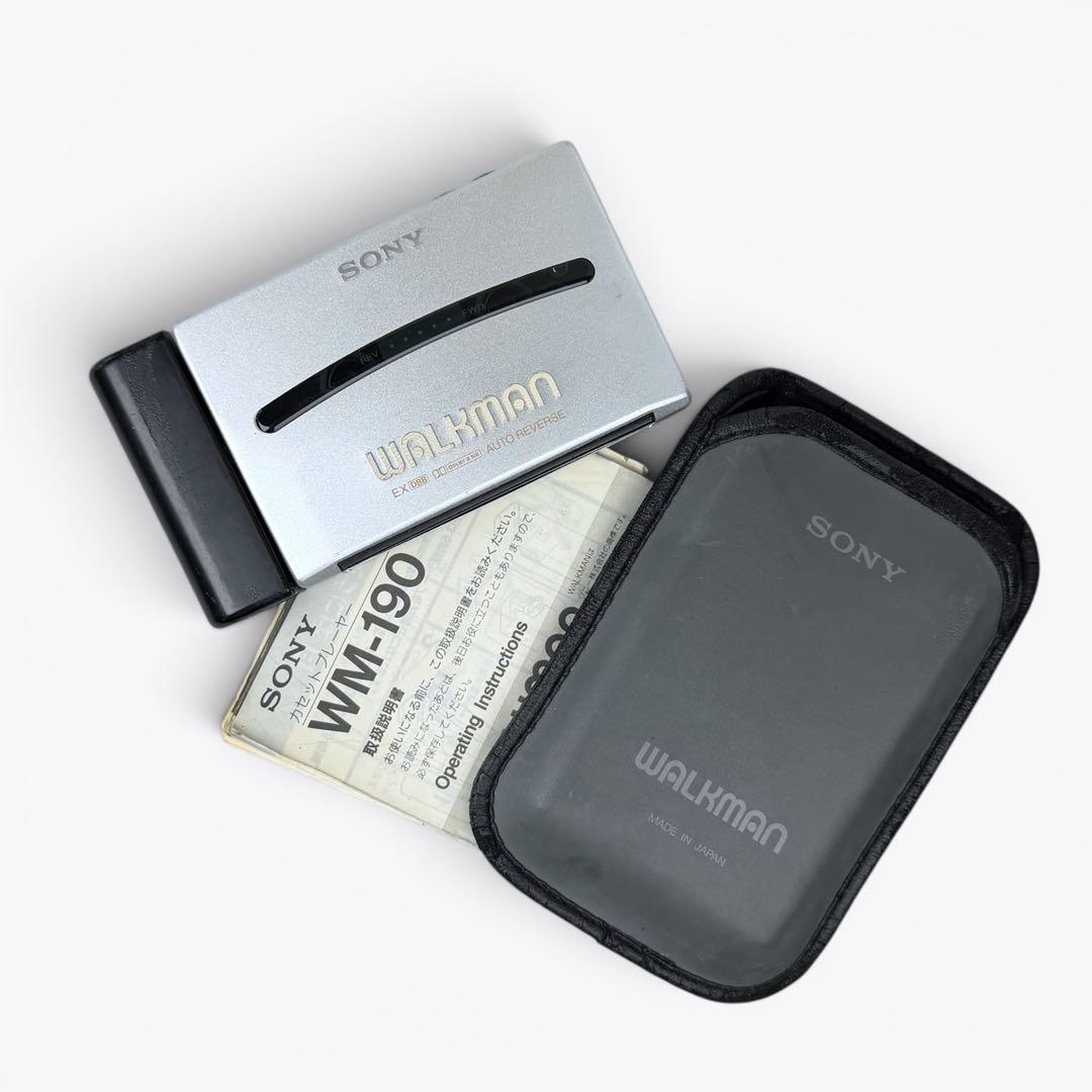 SONY WM-190 WALKMAN ウォークマン カセットプレーヤーSONY;有些许损伤或污渍