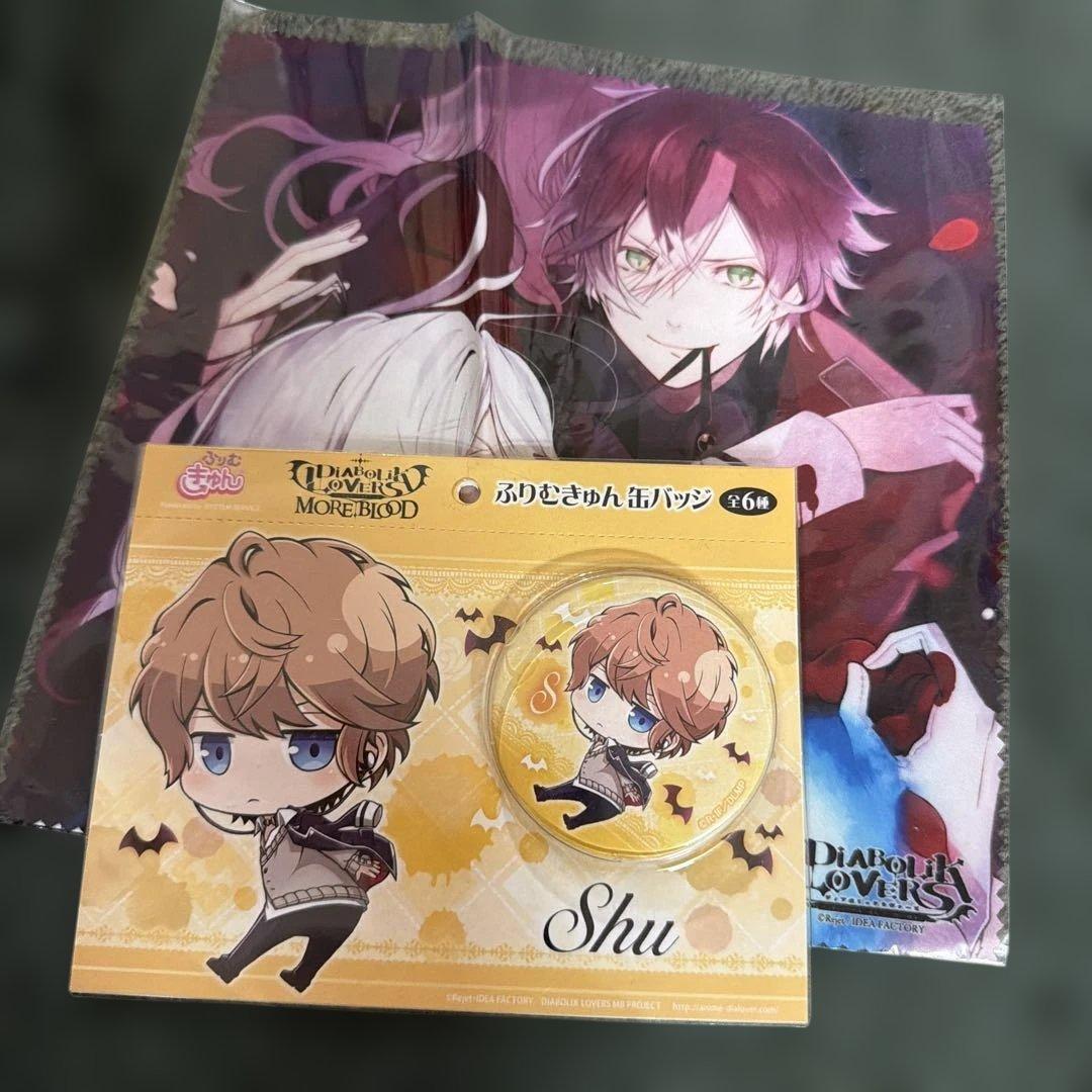 DIABOLIKLOVERS ディアラバ 缶バッジ メガネ拭き未使用