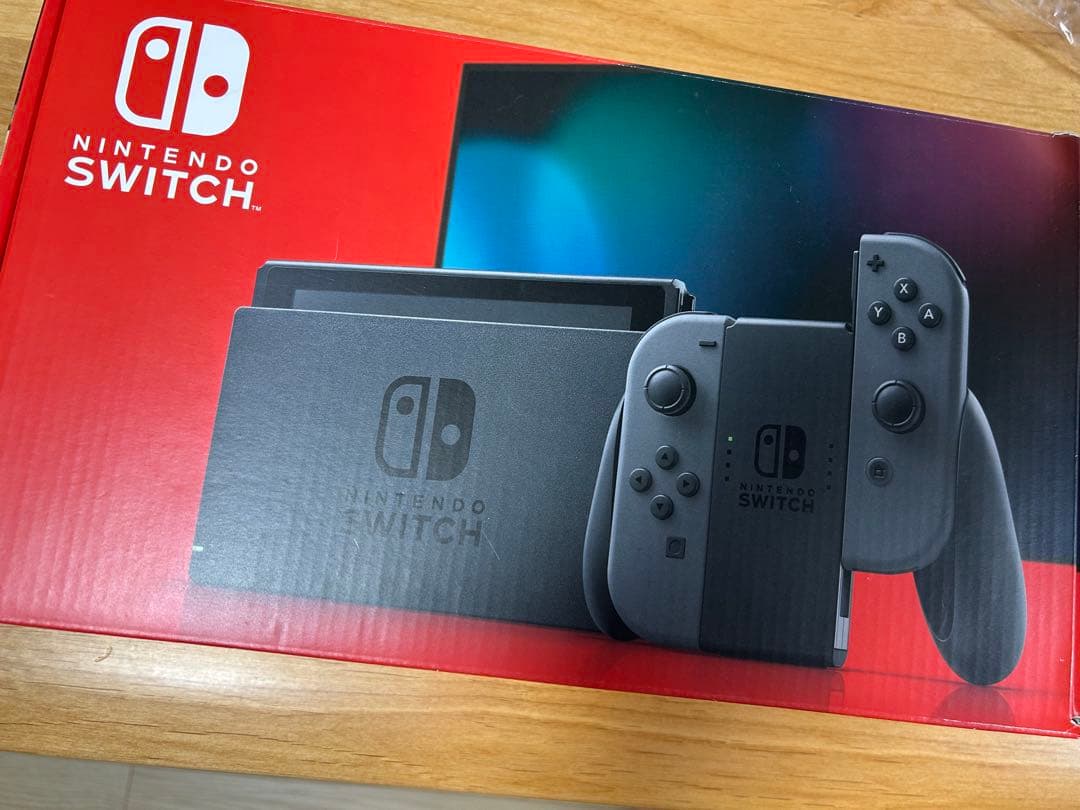 Nintendo Switch 本体 グレー有些许损伤或污渍