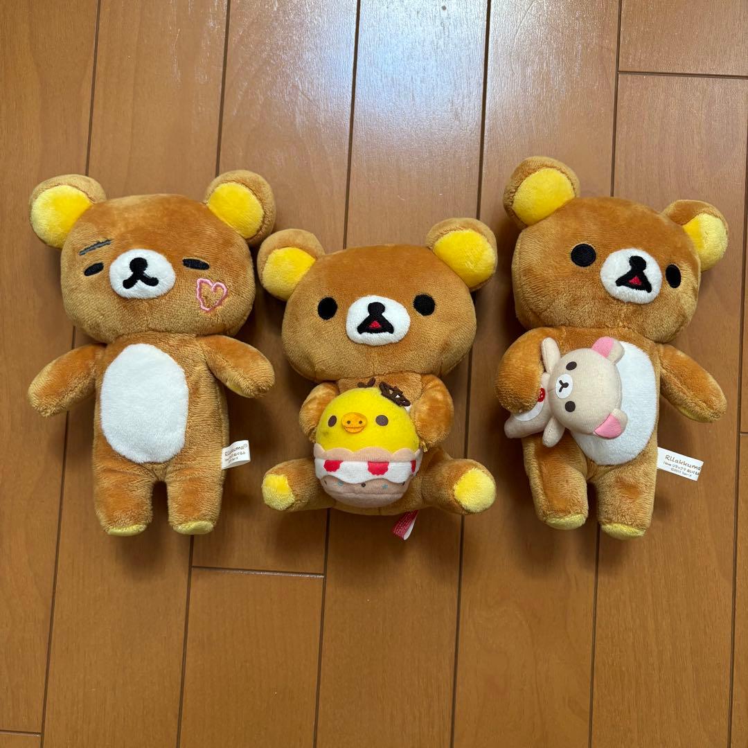 リラックマ ぬいぐるみ 3体セット アミューズメント専用景品