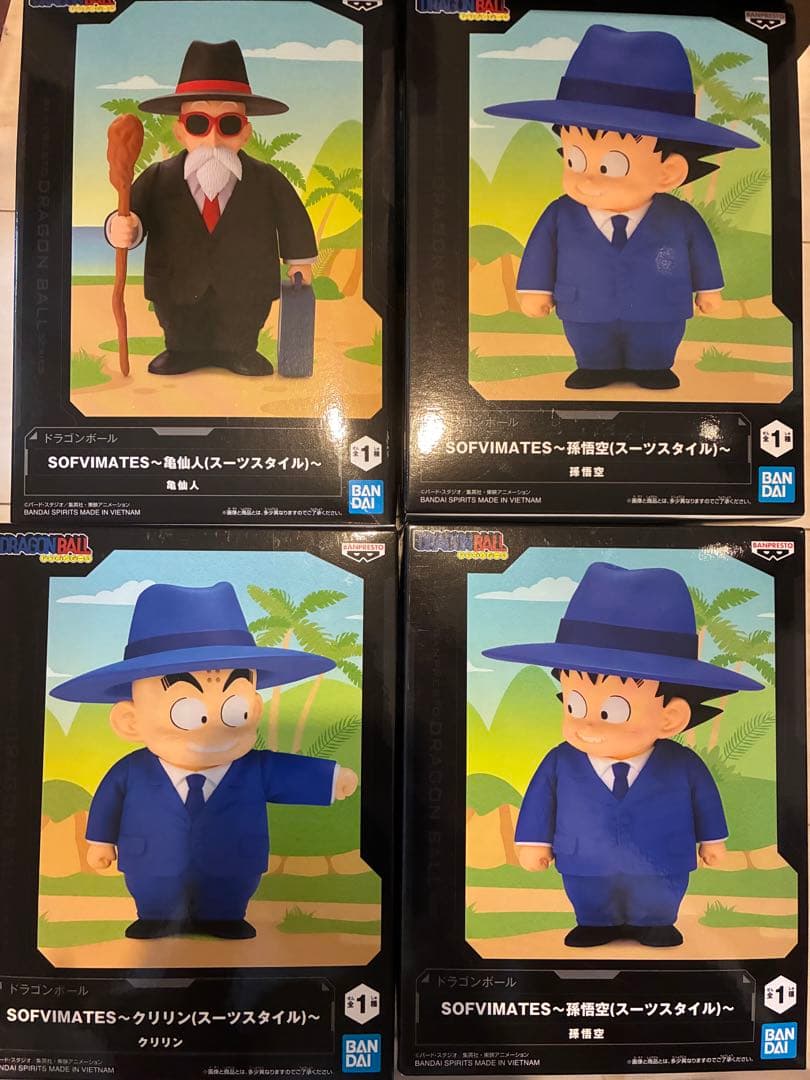 ドラゴンボール フィギュア SOFVIMATES 孫悟空 クリリン 亀仙人