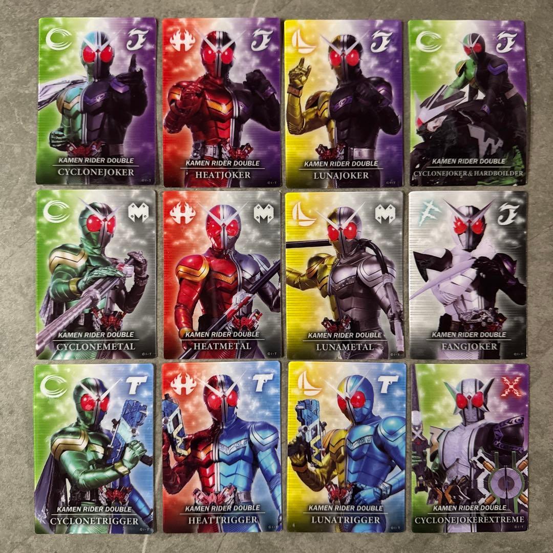 セリア seria 仮面ライダーW トレーディングクリアカード