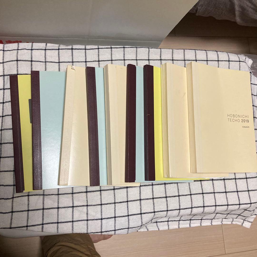 ほぼ日手帳 カズン&Avec 2016〜2025 中古まとめ (書き込み削除済)ほぼ日;整体状态不佳