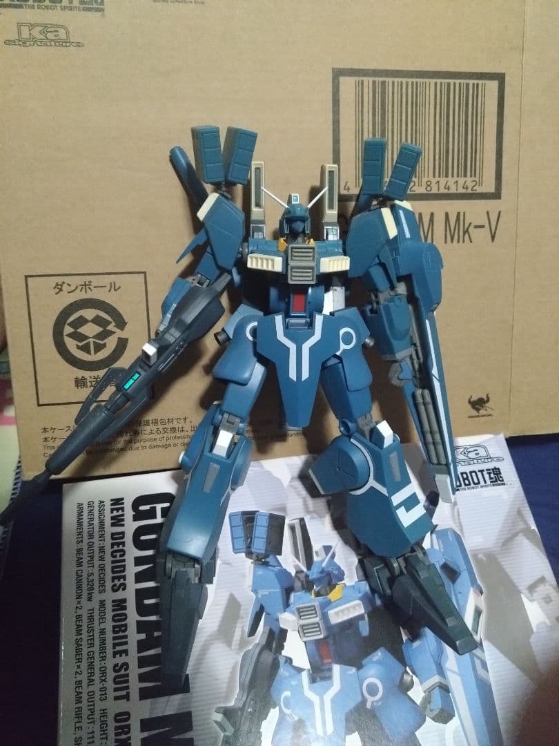 機動戦士ガンダム　ロボット魂　ガンダムmk-ⅴ有损伤或污渍
