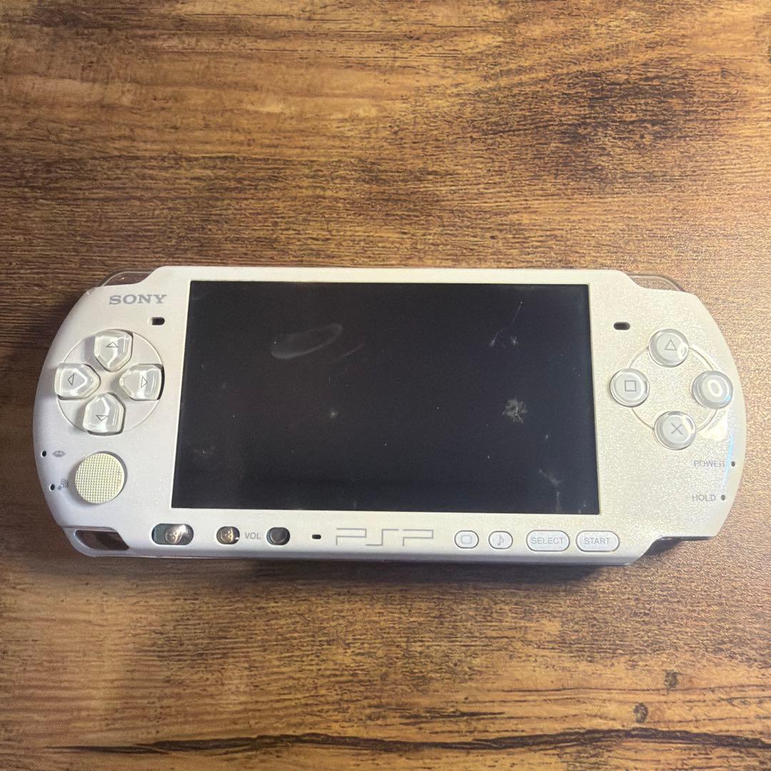 PSP3000 白PlayStation Portable;有损伤或污渍