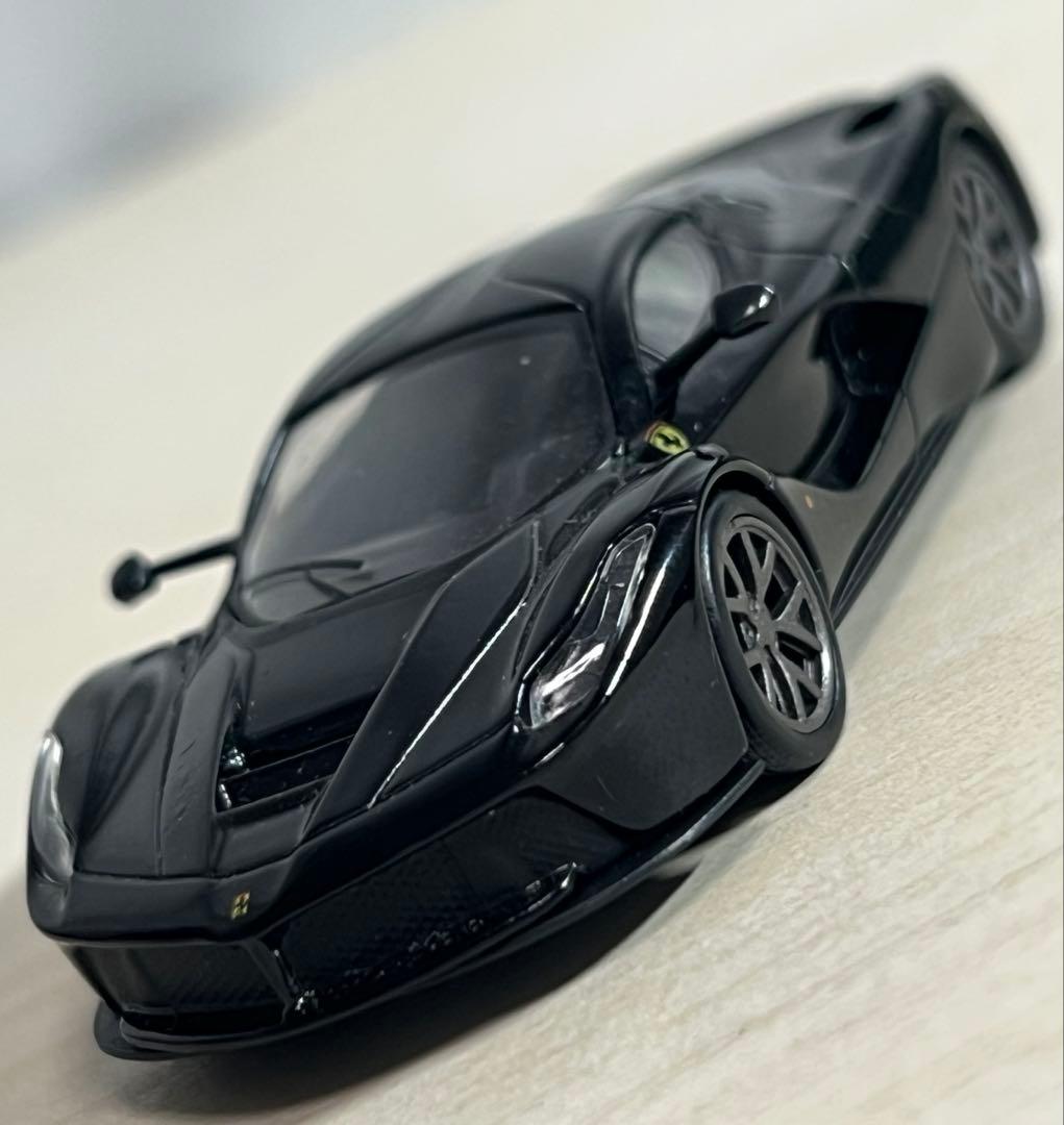 京商 Ferrari LaFerrari ミニカー ブラック 1/64京商;没有明显的损伤或污渍