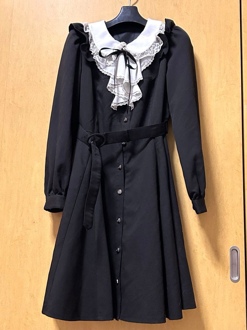 【シークレットハニー】 フリル リボンワンピース レース ゴスロリSecret Honey;没有明显的损伤或污渍