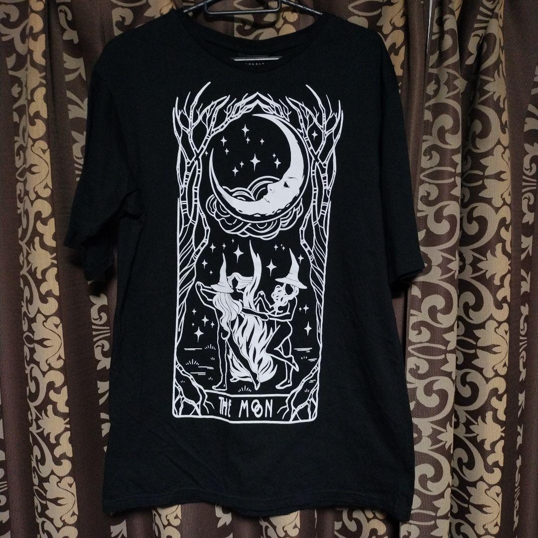 Restyle ゴシック TheMoon プリント Tシャツ タロット S