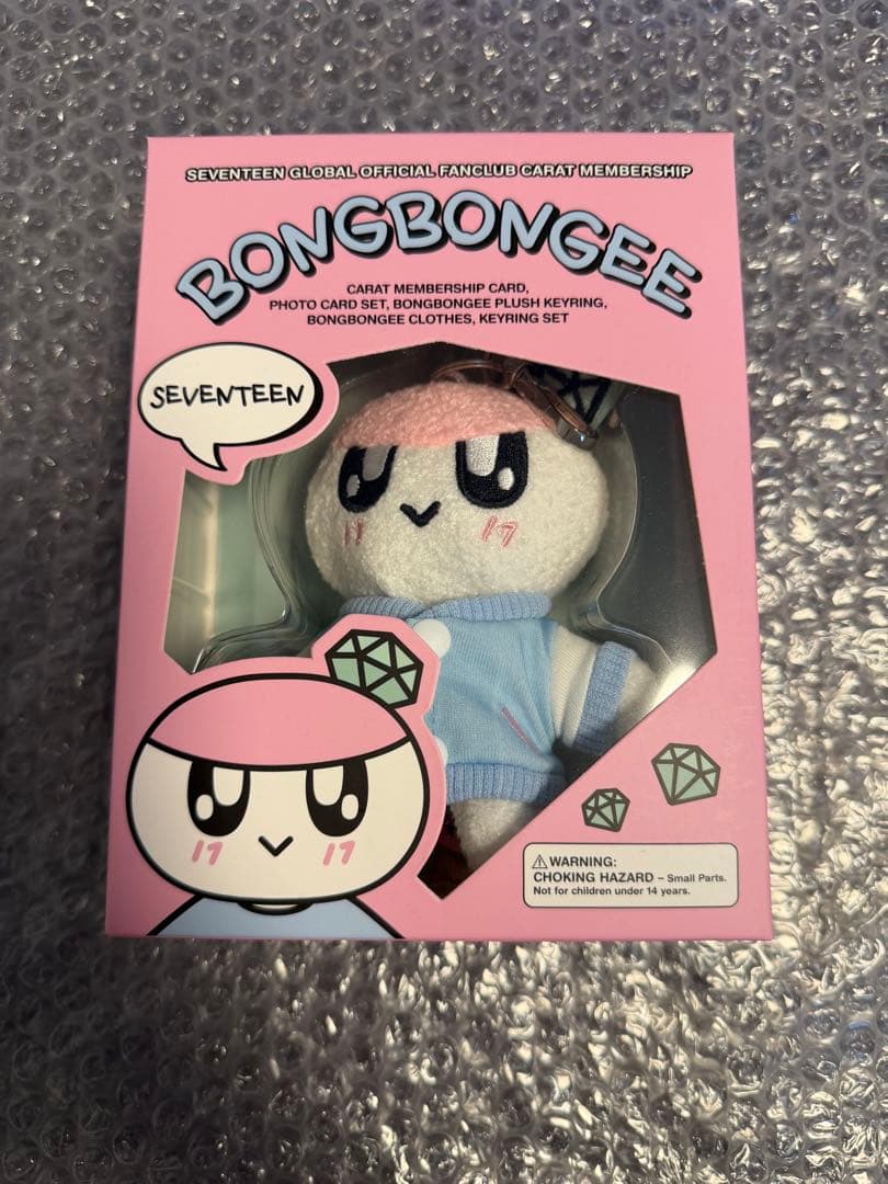 SEVENTEEN BONGBONGEE ぬいぐるみキーリング没有明显的损伤或污渍