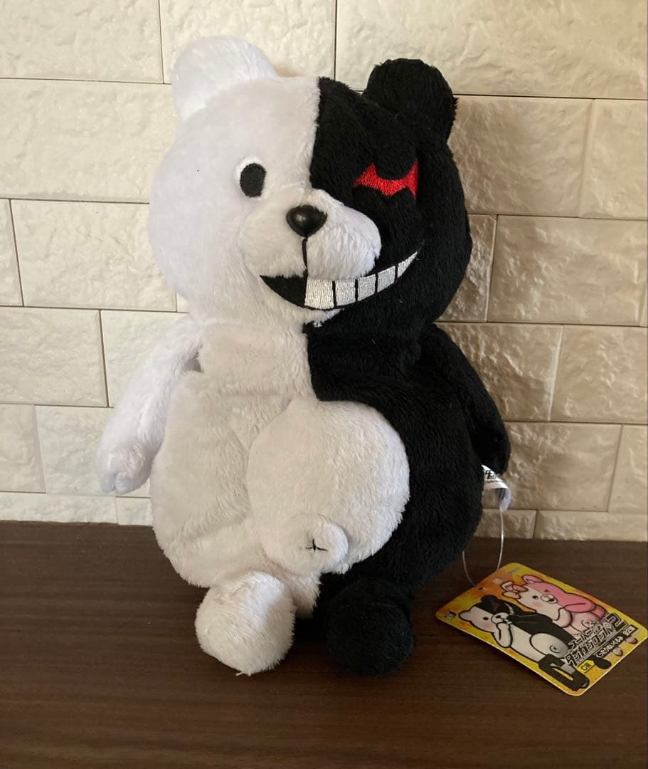 スーパーダンガンロンパ2 みんなのくじ　C賞　くったりぬいぐるみ　モノクマ没有明显的损伤或污渍
