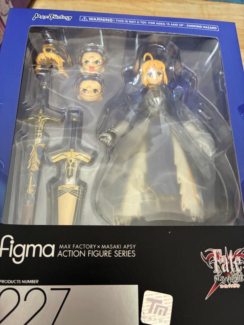 Fate セイバー　2.0 figma フィギュアGOOD SMILE COMPANY;有些许损伤或污渍