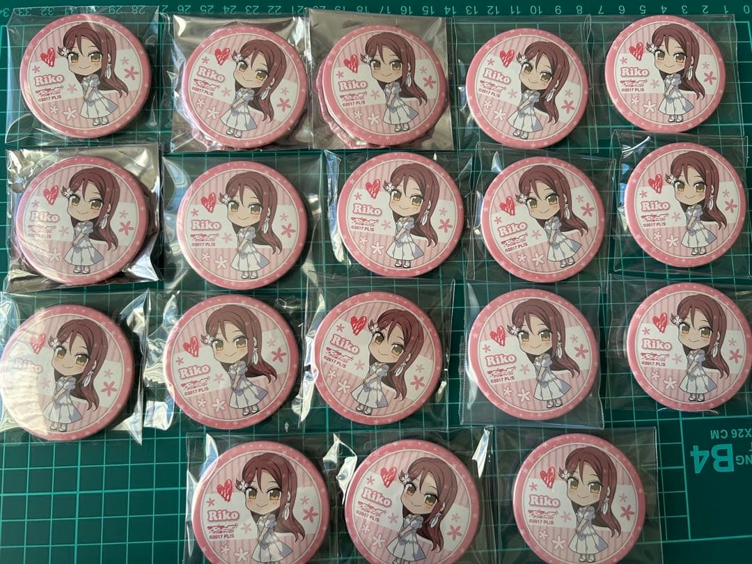 桜内梨子 缶バッジ Aqours ラブライブ