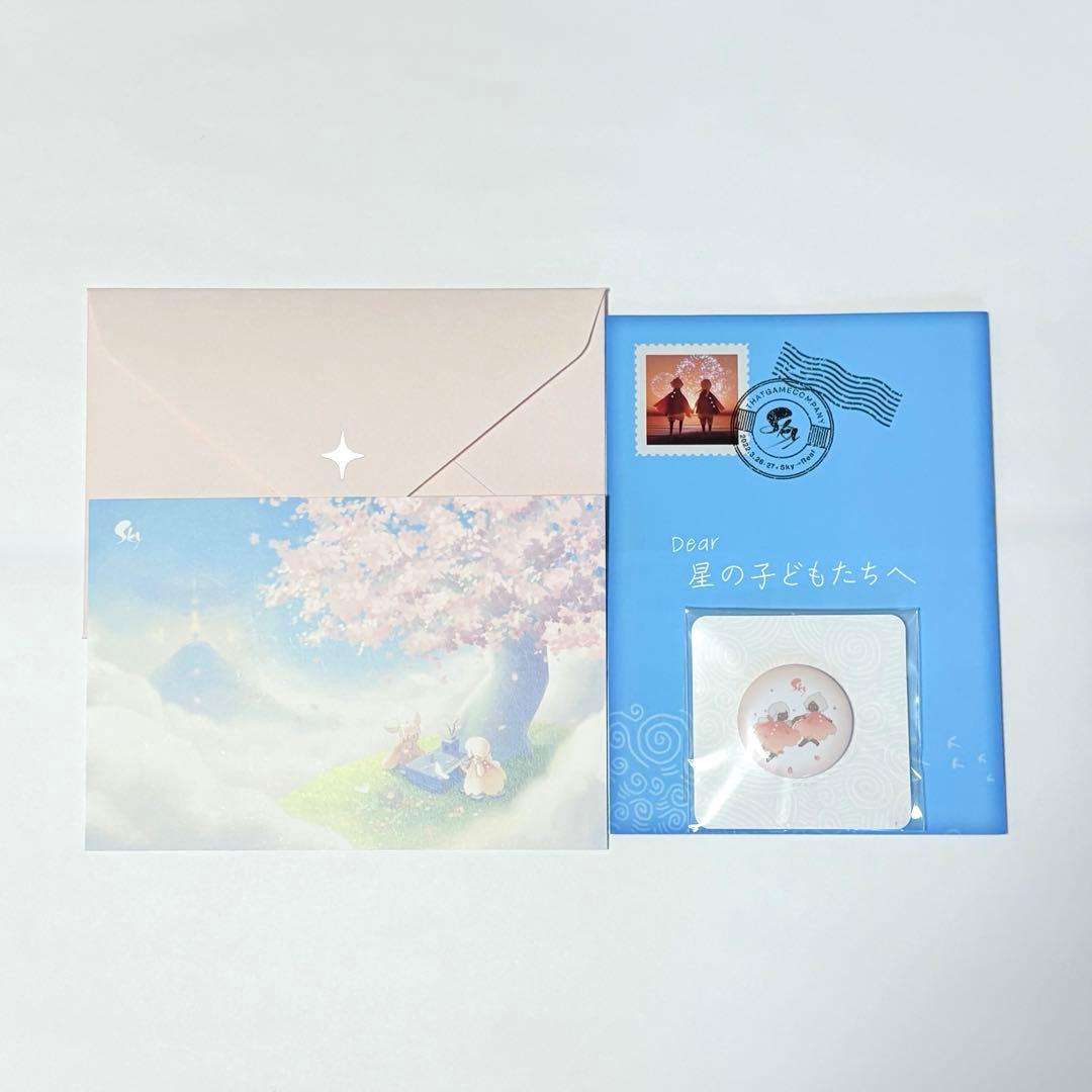 Animejapan2022 Sky 星を紡ぐ子どもたち 缶バッジ ポストカード没有明显的损伤或污渍