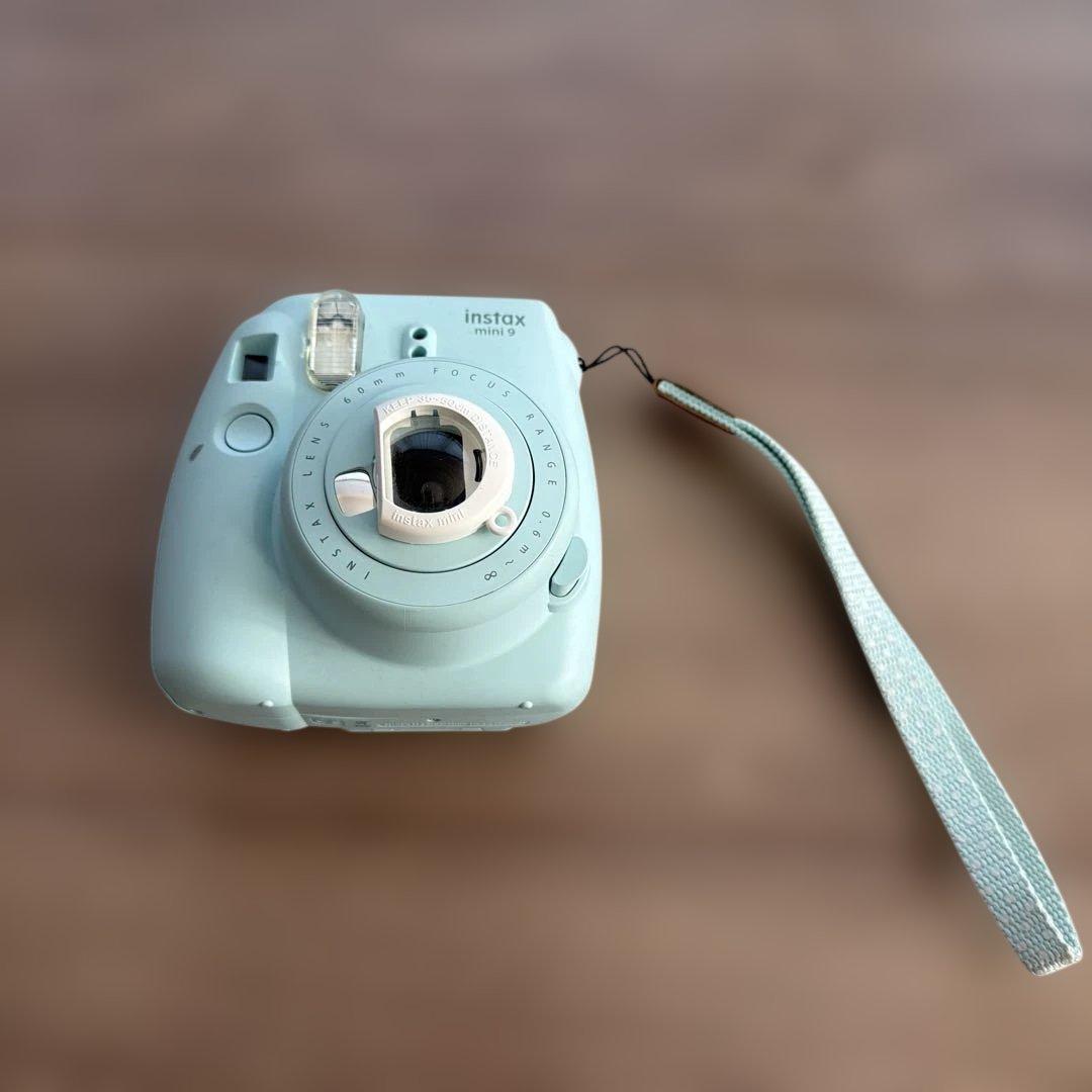FUJIFILM instax mini 9 本体 アイスブルー有些许损伤或污渍