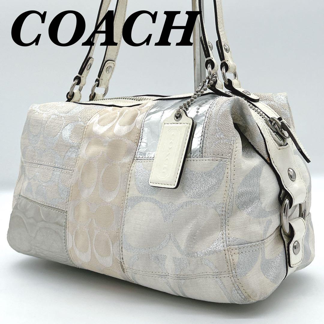 COACH patchwork signature handbag Y2KCOACH;没有明显的损伤或污渍