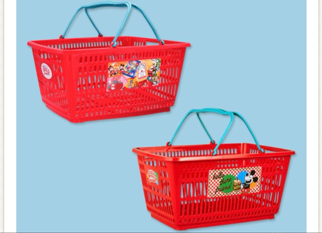 ディズニーキャラクター Pop Pop Supermarket！ レジかご 2種