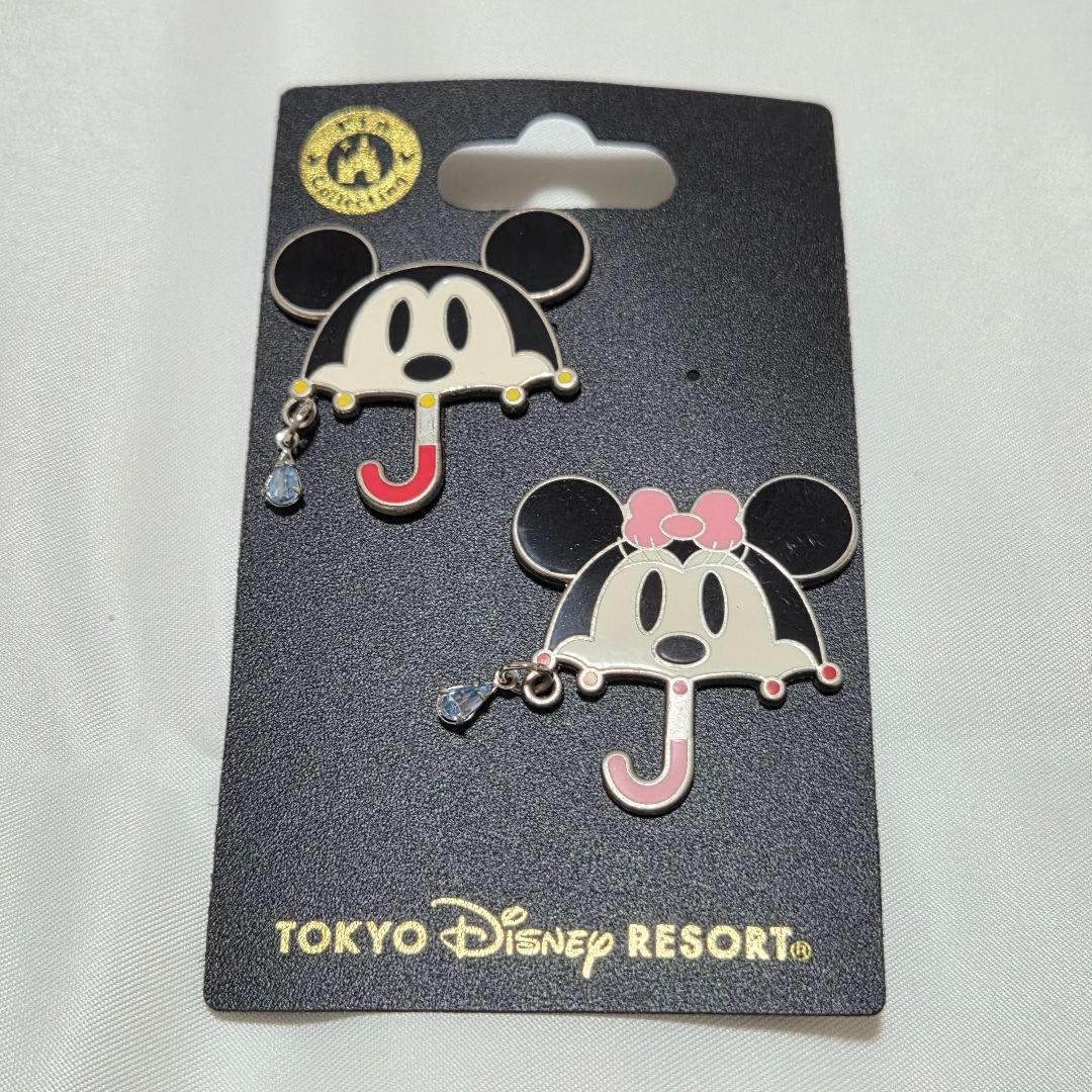東京ディズニーリゾート　ピンバッジ ピンズ　ミッキー　ミニー　傘