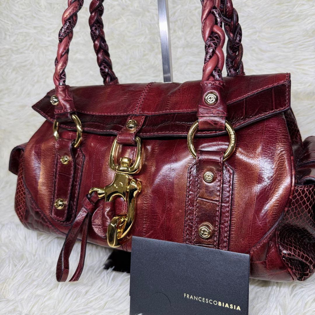 FRANCESCO BIASIA Leather Handbag Y2KFRANCESCO BIASIA;没有明显的损伤或污渍