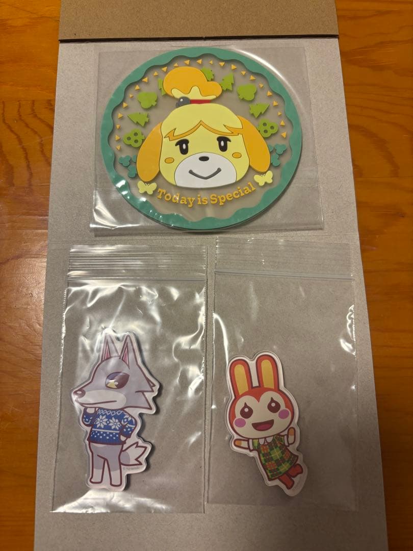 あつまれ どうぶつの森　クリアラバーコースター、マグネットセット