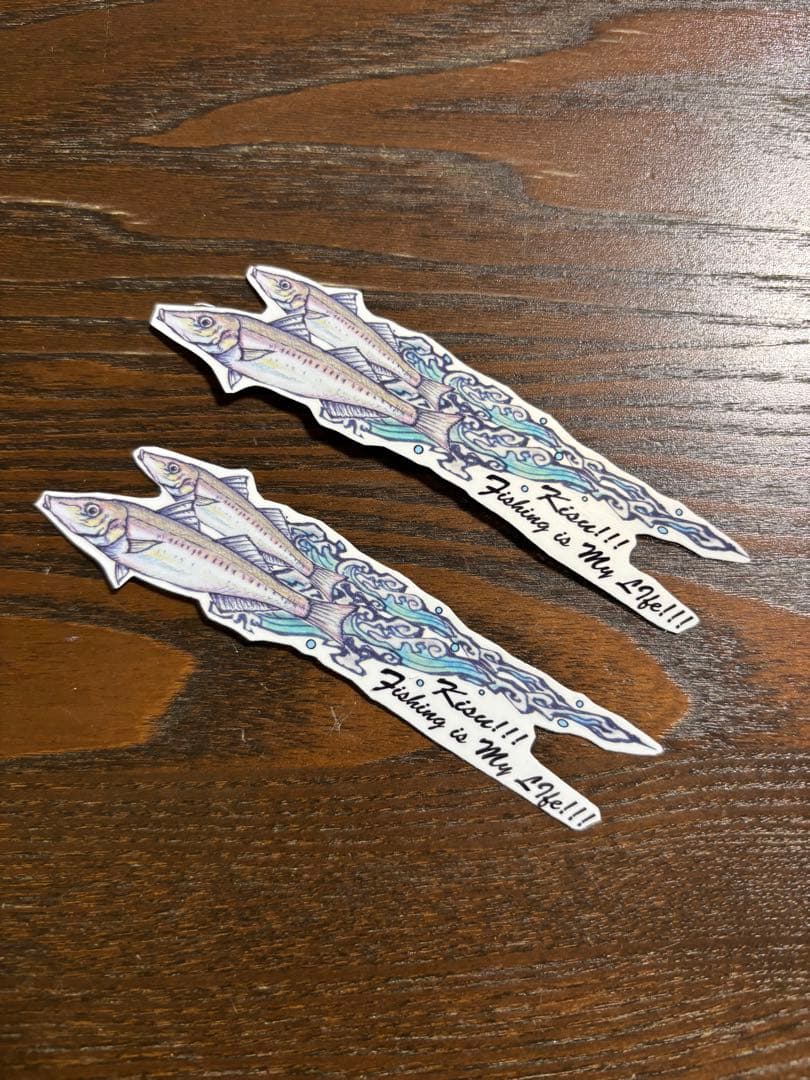 鱚　釣りステッカー　モンスター　ノーマルバージョン二枚未使用