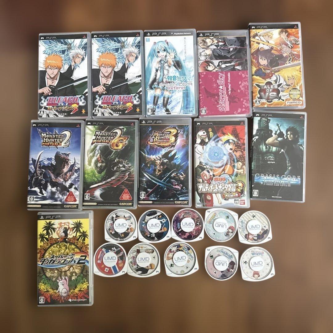psp ソフト　まとめ売り　22個有些许损伤或污渍