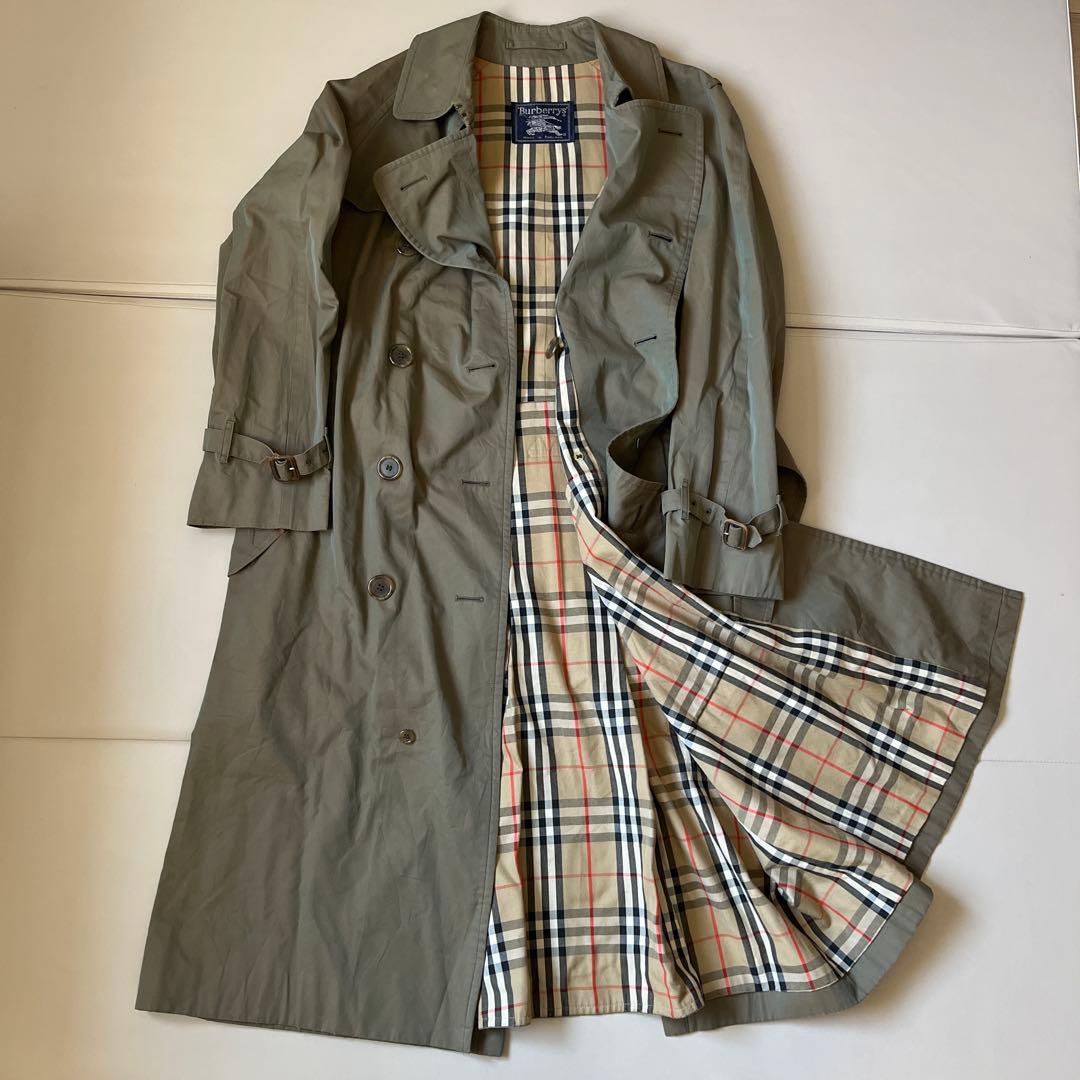 BURBERRY ノバチェック　ステンカラーコートBURBERRY;有损伤或污渍